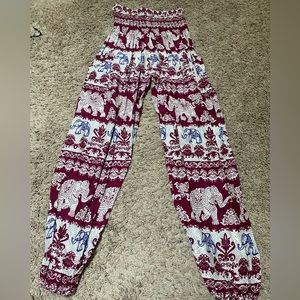 ✨Elephant Printed Flowy Jogger/Parachute Pants✨